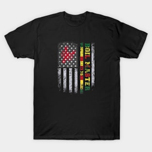 Crawfish American Flag T-Shirt